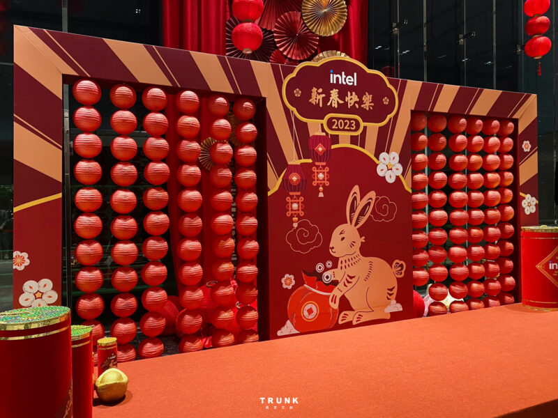 INTEL｜新春活動佈置